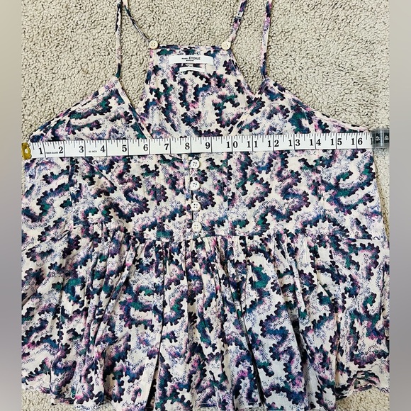 Étoile Isabel Marant Lirhetta Abstract-Print Cotton Tank. Size EU 36/US 4. - Picture 13 of 16
